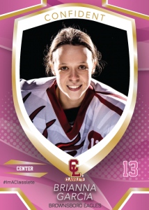 Primetime Sports Card Front Female Hockey Player