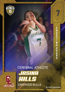 Flow Sports Card Front Female Basketball Player