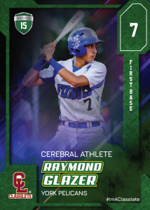 Flow Sports Card Front Male Baseball Player