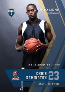 Maverick Dark Blue Classlete Sports Card Front Male Basketball Player